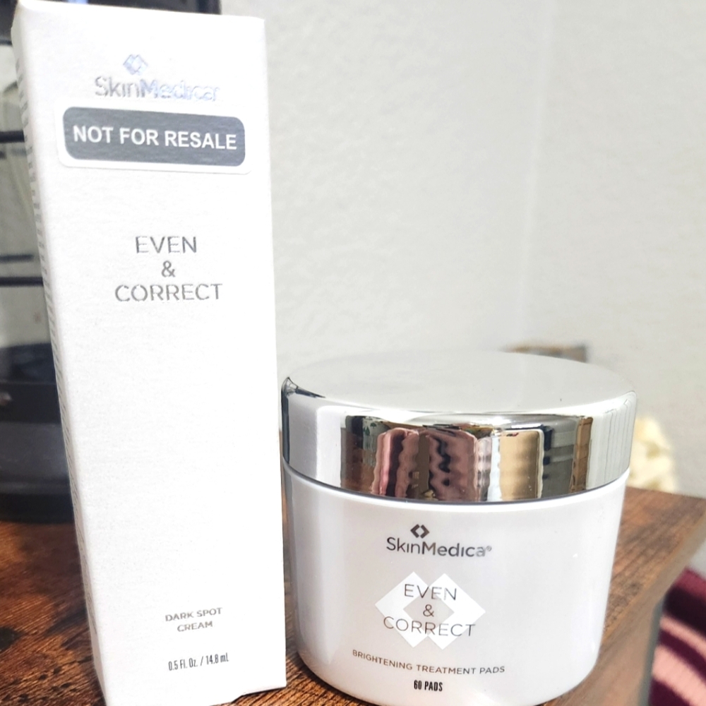 SkinMedica Even & Correct Brightening Pads - Even & Correct Dark Spot cream.